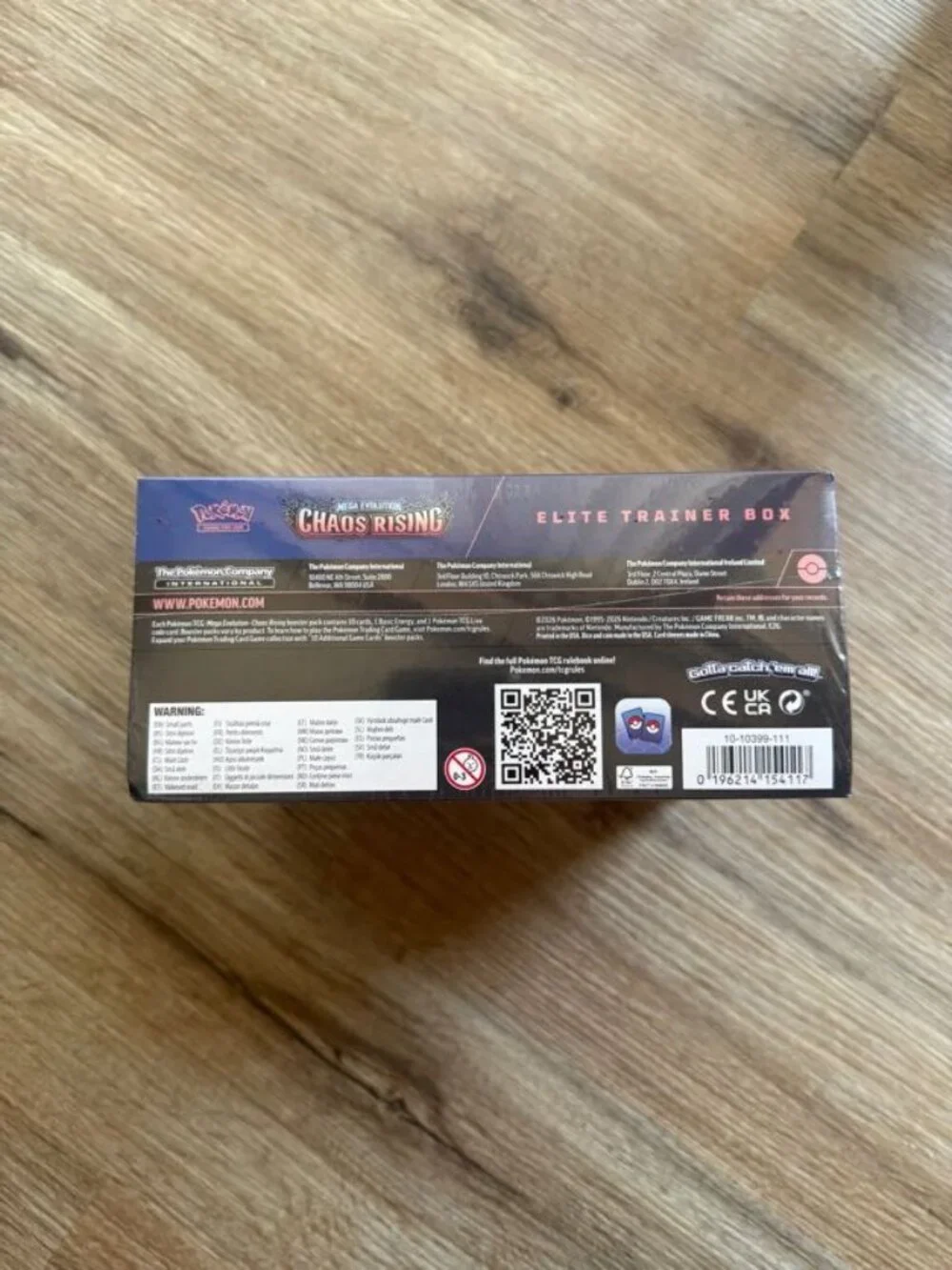 NEW Sealed POKEMON TCG Mega Evolution ME4 CHAOS RISING Elite Trainer Box ETB